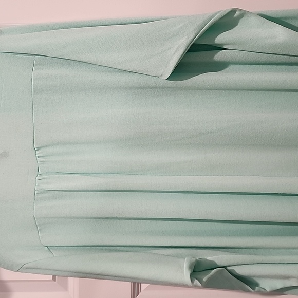Mint Green Soft Open Front Duster Cardigan 3x - Picture 7 of 7